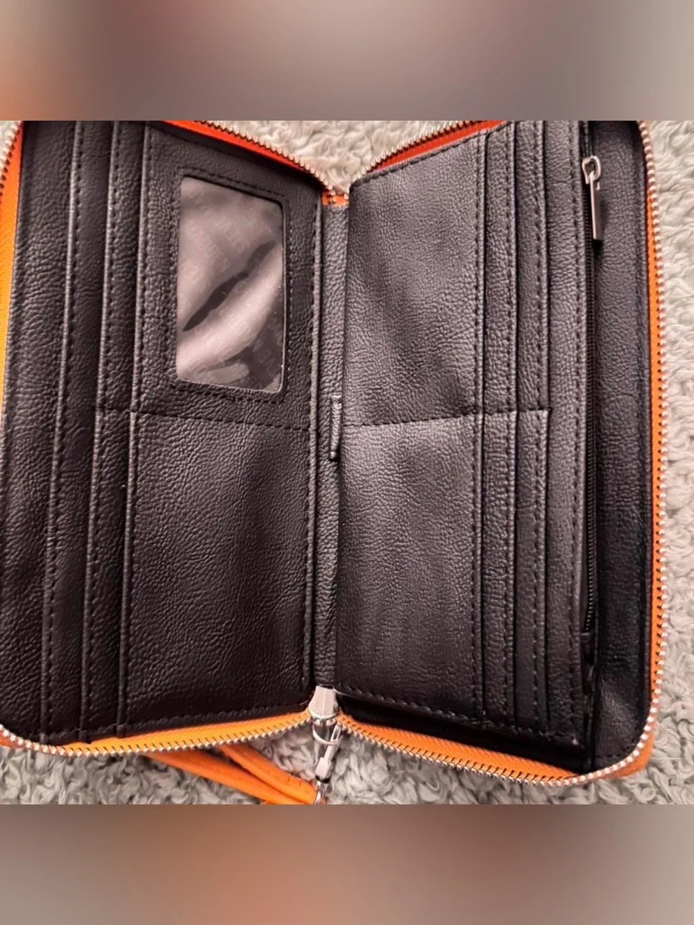 Steve Madden Orange Zip-Around 